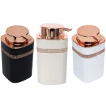 Luxury unbreakable soap and shampoo dispenser by Aminsuk
