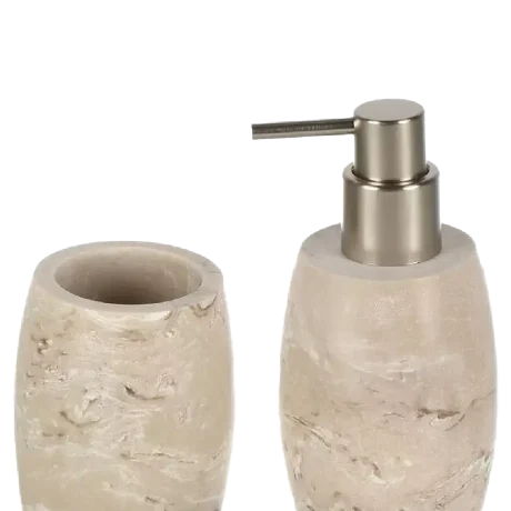 Premium Marble Bathroom Accessories Set by Aminsuk – Dispenser, Holder & Soap Dish