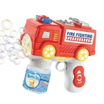 Aminsuk Fire Truck Electric Bubble Gun for Kids