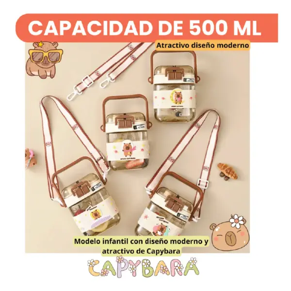 leakproof kids bottle capybara