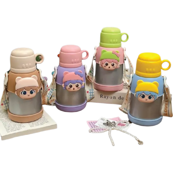 cute kids insulated water bottle