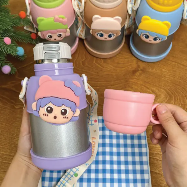 kids straw water bottle