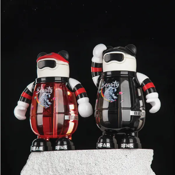 reusable kids cute bear water bottle 700ml